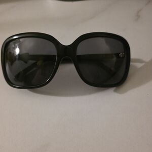 CHANEL Black Oversized Square Sunglasses